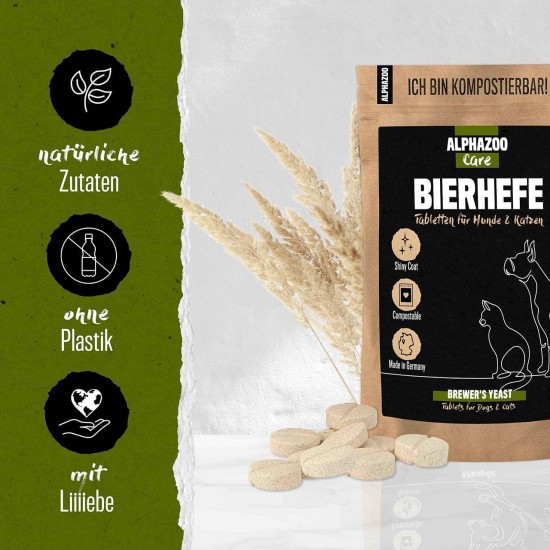 Alphazoo Peaceful Tablets | Soothing Agent for Dogs with Hemp Oil and Valerian | Against Stress and Anxiety | Natural Relaxation for Dogs with High Acceptance Alphazoo Peaceful Tablets | Soothing Agent for Dogs with Hemp Oil and Valerian | Against Stress and Anxiety | Natural Relaxation for Dogs with High Acceptance