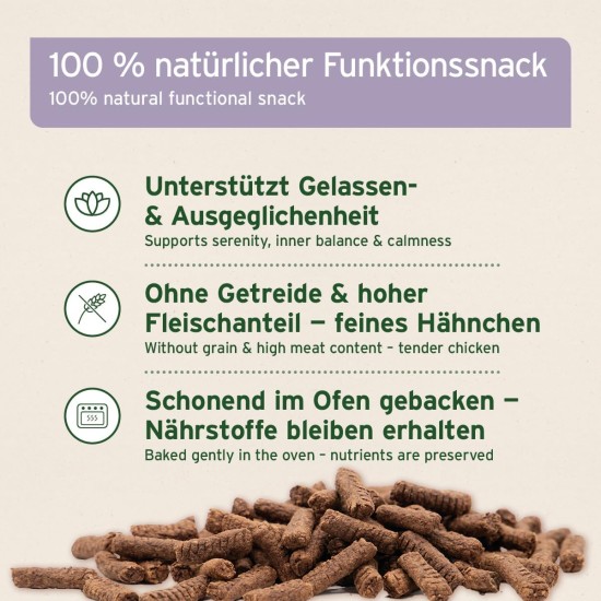 AniForte Relax Snack for Dogs 300 g - Natural Relaxation & Soothing, Anti-Stress Snack, with Valerian, Melissa, Rosemary, Supports Stress Situations, Anxiety, Nervousness AniForte Relax Snack for Dogs 300 g - Natural Relaxation & Soothing, Anti-Stress Snack, with Valerian, Melissa, Rosemary, Supports Stress Situations, Anxiety, Nervousness
