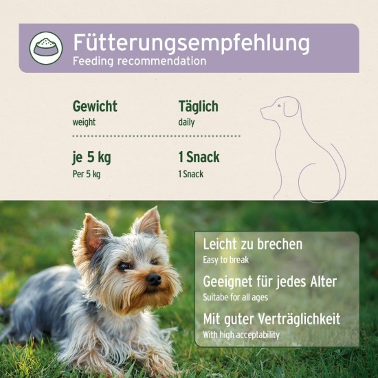 AniForte Relax Snack for Dogs 300 g - Natural Relaxation & Soothing, Anti-Stress Snack, with Valerian, Melissa, Rosemary, Supports Stress Situations, Anxiety, Nervousness AniForte Relax Snack for Dogs 300 g - Natural Relaxation & Soothing, Anti-Stress Snack, with Valerian, Melissa, Rosemary, Supports Stress Situations, Anxiety, Nervousness