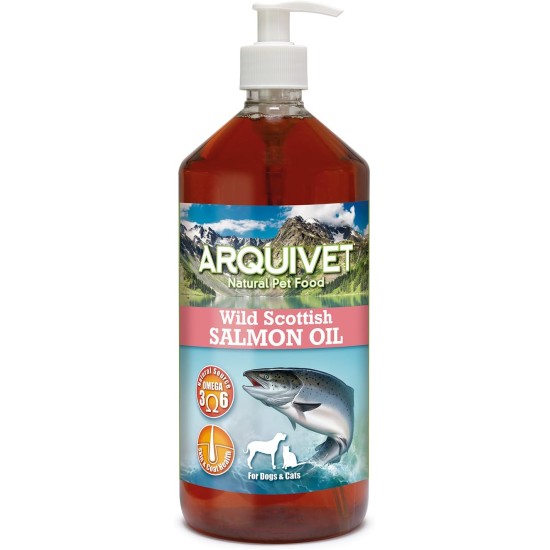 Arquivet Scottish Salmon Oil - 1 Litre - For Dogs & Cats Arquivet Scottish Salmon Oil - 1 Litre - For Dogs & Cats