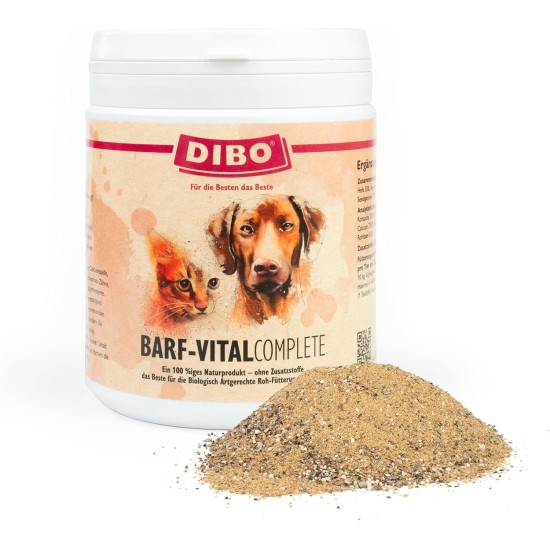 Barf-Vital-Complete, 450 g can, dietary supplement as a healthy, natural diet for dogs by DIBO, dog food, barf, B.A.R.F. Barf-Vital-Complete, 450 g can, dietary supplement as a healthy, natural diet for dogs by DIBO, dog food, barf, B.A.R.F.