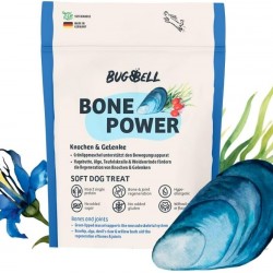 BugBell Grain-Free Dog Snack for Bones & Joints 60 g, for Osteoarthritis, Patella Luxation, with Green-Lipped Mussel & Spirulina & Willow Bark & Devil's Claw BugBell Grain-Free Dog Snack for Bones & Joints 60 g, for Osteoarthritis, Patella Luxation, with Green-Lipped Mussel & Spirulina & Willow Bark & Devil's Claw