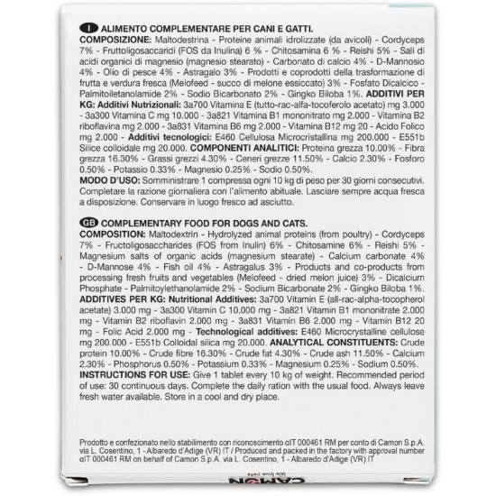 CAMON Help-Nefro Support for Renal Insufficiency and Urinary Tract, 60 Tablets CAMON Help-Nefro Support for Renal Insufficiency and Urinary Tract, 60 Tablets