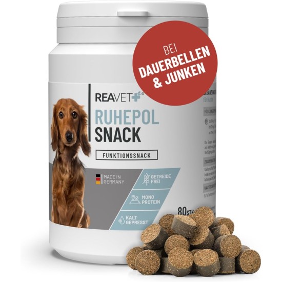 Calming Agent for Dogs as Snacks with Valerian & St. John's Wort, for Anxiety, New Year's Eve, Stress, Car Ride & Travel - For Natural Calming & Relaxation I Grain-Free Dog Treats Calming Agent for Dogs as Snacks with Valerian & St. John's Wort, for Anxiety, New Year's Eve, Stress, Car Ride & Travel - For Natural Calming & Relaxation I Grain-Free Dog Treats