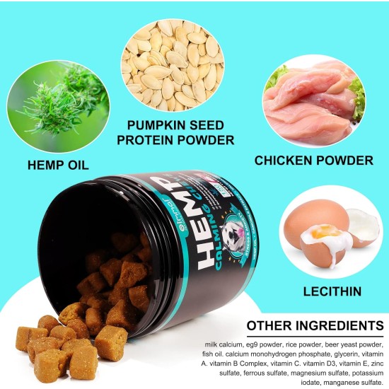 Calming Chew for Dogs (Salmon Aroma Pack of 110), Soothing Chews for Pets, ti Stress Snack for Your Dog, Promotes Relaxation, Reduce Stress, with Natural Ingredients Calming Chew for Dogs (Salmon Aroma Pack of 110), Soothing Chews for Pets, ti Stress Snack for Your Dog, Promotes Relaxation, Reduce Stress, with Natural Ingredients