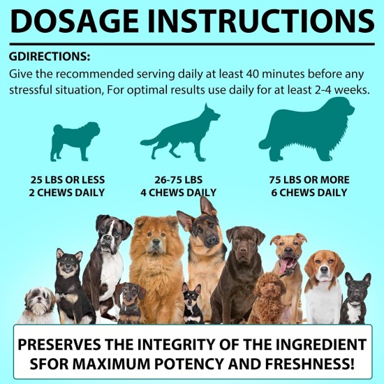 Calming Chew for Dogs (Salmon Aroma Pack of 110), Soothing Chews for Pets, ti Stress Snack for Your Dog, Promotes Relaxation, Reduce Stress, with Natural Ingredients Calming Chew for Dogs (Salmon Aroma Pack of 110), Soothing Chews for Pets, ti Stress Snack for Your Dog, Promotes Relaxation, Reduce Stress, with Natural Ingredients