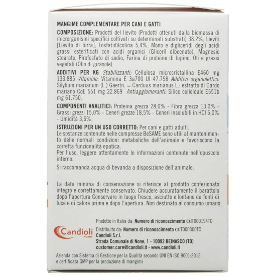 Candioli Cnpa2152 Pharmaceutical Supplement for Dogs and Cats - 100 g Candioli Cnpa2152 Pharmaceutical Supplement for Dogs and Cats - 100 g