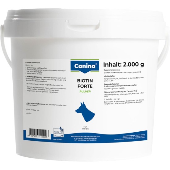 Canina Pharma GmbH Biotin Forte Powder for Dogs Canina Pharma GmbH Biotin Forte Powder for Dogs