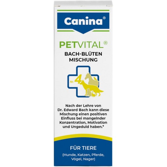 Canina Pharma Petvital Bachblüten Nr. 4 - Lernbereitschaft 10g Canina Pharma Petvital Bachblüten Nr. 4 - Lernbereitschaft 10g