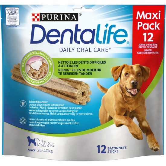 Dentalife Maxi Treats 12 Sticks for Dogs 0.426 kg Dentalife Maxi Treats 12 Sticks for Dogs 0.426 kg