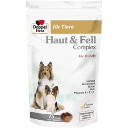 Doppelherz Skin and Coat Complex for Dogs - To Support Skin Function for Dermatosis and Excessive Hair Loss - 60 Chews Doppelherz Skin and Coat Complex for Dogs - To Support Skin Function for Dermatosis and Excessive Hair Loss - 60 Chews
