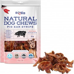 Frigera Pig Ear Pieces 500g - Natural, Protein-Rich Treats for Dogs, Gluten and Grain-Free Frigera Pig Ear Pieces 500g - Natural, Protein-Rich Treats for Dogs, Gluten and Grain-Free