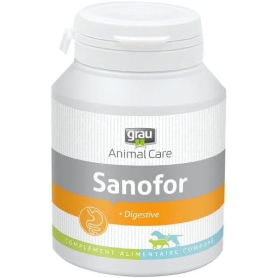 GRAU Nahrungsergänzung GAC - SANOFOR für Hunde, Katzen, Nagetiere und Vögel 150 g GRAU Nahrungsergänzung GAC - SANOFOR für Hunde, Katzen, Nagetiere und Vögel 150 g