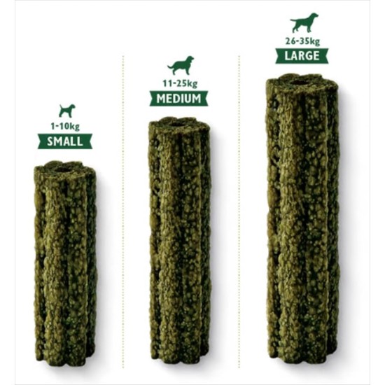 Lily's Kitchen Woofbrush Natural Treats for Adult Dogs Dental Care Chew Snack - Medium Dog (1 Pack of 7 Chews - 28 g) Lily's Kitchen Woofbrush Natural Treats for Adult Dogs Dental Care Chew Snack - Medium Dog (1 Pack of 7 Chews - 28 g)