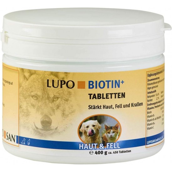 Luposan Biotin + Tablets for Dogs (400 g) Luposan Biotin + Tablets for Dogs (400 g)