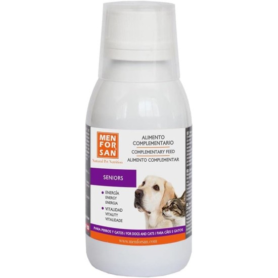 Menforsan Liquid Food Supplement for Older Dogs and Cats 120 ml