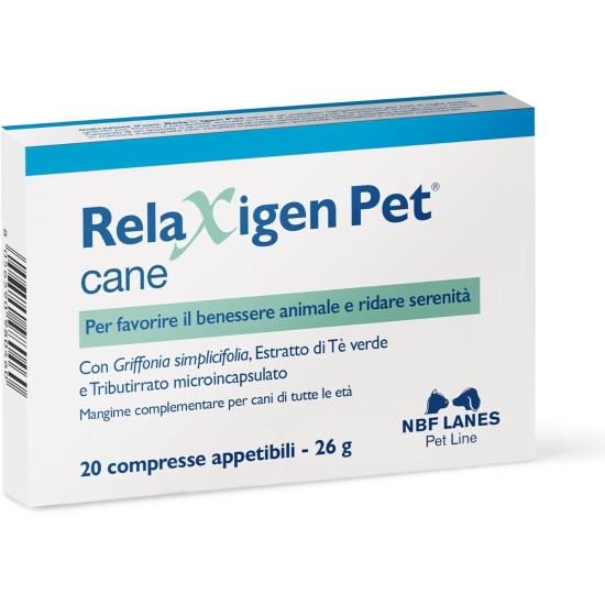 NBF Lanes Relaxing Pet Dog, 20 Tablets to Promote Well-being and Restoring Calm, for Medium to Large Dogs NBF Lanes Relaxing Pet Dog, 20 Tablets to Promote Well-being and Restoring Calm, for Medium to Large Dogs