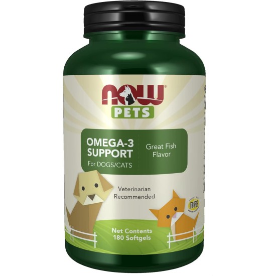 Now Foods Omega-3 Support Supplements for Dogs/Cats Now Foods Omega-3 Support Supplements for Dogs/Cats