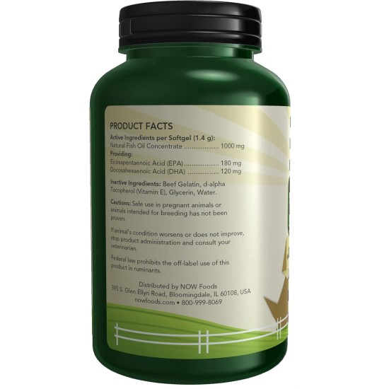 Now Foods Omega-3 Support Supplements for Dogs/Cats Now Foods Omega-3 Support Supplements for Dogs/Cats