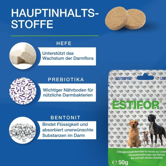 NutriLabs Acid Protect® Chewable Tablets for Dogs Pack of 100 - Gastric Herb Tablets with Montmorillonite, Psyllium, Marshmallow, Zinc, etc. - Health Products for Dogs - Food Supplement Dog NutriLabs Acid Protect® Chewable Tablets for Dogs Pack of 100 - Gastric Herb Tablets with Montmorillonite, Psyllium, Marshmallow, Zinc, etc. - Health Products for Dogs - Food Supplement Dog