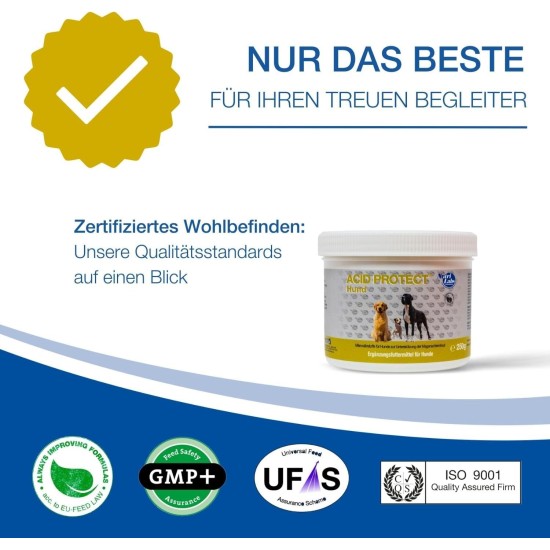 NutriLabs Acid Protect® Chewable Tablets for Dogs Pack of 100 - Gastric Herb Tablets with Montmorillonite, Psyllium, Marshmallow, Zinc, etc. - Health Products for Dogs - Food Supplement Dog NutriLabs Acid Protect® Chewable Tablets for Dogs Pack of 100 - Gastric Herb Tablets with Montmorillonite, Psyllium, Marshmallow, Zinc, etc. - Health Products for Dogs - Food Supplement Dog