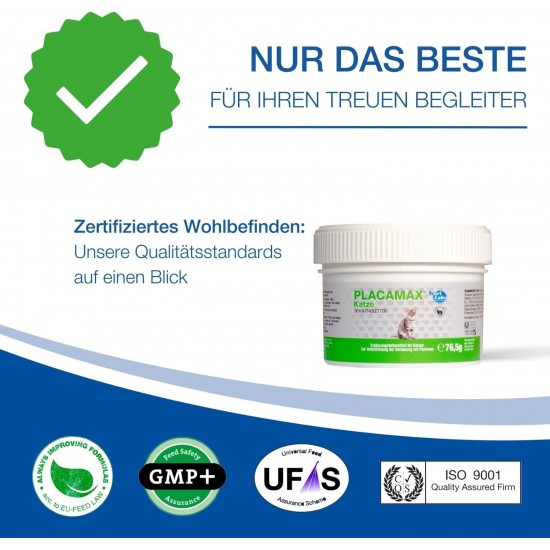 NutriLabs Placamax® Cat Tablets Pack of 90 - Health Products for Cats - Digestive Tablets Cat - Dietary Supplement for Cats - Cat Supplement with Pancreas Powder and Much More NutriLabs Placamax® Cat Tablets Pack of 90 - Health Products for Cats - Digestive Tablets Cat - Dietary Supplement for Cats - Cat Supplement with Pancreas Powder and Much More