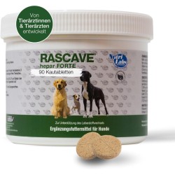 NutriLabs Rascave Hepar Forte Tablets for Dogs Pack of 90 - Liver Tablets - B Vitamins for Dogs - Health Products for Dogs - Dietary Supplement Dog - Liver Complex NutriLabs Rascave Hepar Forte Tablets for Dogs Pack of 90 - Liver Tablets - B Vitamins for Dogs - Health Products for Dogs - Dietary Supplement Dog - Liver Complex