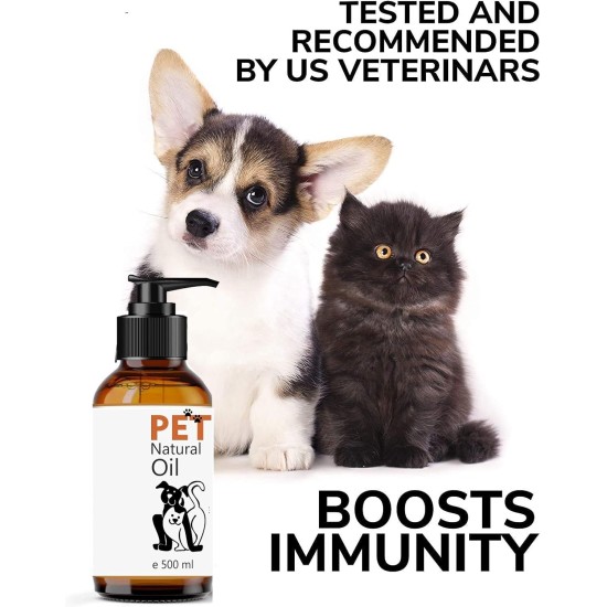 Oïléna - Organic 6-in-1 Pet Oil | Rich in Omega 3, 6, 9 and Vitamin E | Supports Immune System and Energy | For Healthy Skin and Coat | Ideal for Dogs and Cats of All Ages 2000ml Oïléna - Organic 6-in-1 Pet Oil | Rich in Omega 3, 6, 9 and Vitamin E | Supports Immune System and Energy | For Healthy Skin and Coat | Ideal for Dogs and Cats of All Ages 2000ml