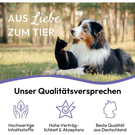 PHA Antistress Drops for Dogs & Cats - Natural Calming for Anxiety, Travel, New Year's Eve, Noise, with Melissa, Hops & Passion Flower, 30 ml PHA Antistress Drops for Dogs & Cats - Natural Calming for Anxiety, Travel, New Year's Eve, Noise, with Melissa, Hops & Passion Flower, 30 ml