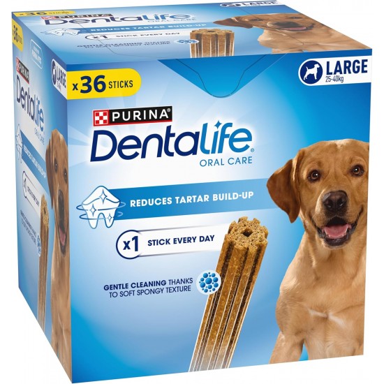 PURINA Dentalife Multipack Dog Dental Care Snacks Reduces Tartar Formation Maxi 72 Pieces PURINA Dentalife Multipack Dog Dental Care Snacks Reduces Tartar Formation Maxi 72 Pieces