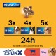 Pedigree Dentastix Chewy Chunx Beef Tooth Snack for Small Dogs, 5 Bags of 68g Pedigree Dentastix Chewy Chunx Beef Tooth Snack for Small Dogs, 5 Bags of 68g