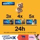 Pedigree Dentastix Chewy Chunx Beef Tooth Snack for Small Dogs, 5 Bags of 68g Pedigree Dentastix Chewy Chunx Beef Tooth Snack for Small Dogs, 5 Bags of 68g