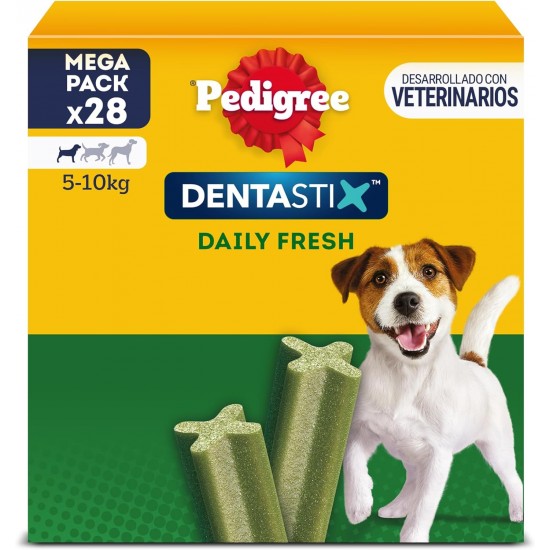 Pedigree Dentastix Fresh 112 Oral Hygiene Snack (Small Dog 5-10 kg) 440 g 28 Pieces - 4 Packs of 28 (112 Total) Pedigree Dentastix Fresh 112 Oral Hygiene Snack (Small Dog 5-10 kg) 440 g 28 Pieces - 4 Packs of 28 (112 Total)