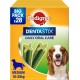 Pedigree Dentastix Fresh 112 Snacks for Oral Hygiene (Medium Dog 10-25kg) 180g 28 Pieces - 4 Packs of 28 (Total 112 Pieces)
