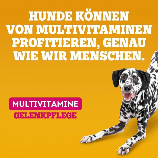 Pedigree Multivitamins Immune System Dog Treats, 30 Soft Dog Treats, 6 x 180 g, Supplements to Support the Immune System, Easy Feeding Pedigree Multivitamins Immune System Dog Treats, 30 Soft Dog Treats, 6 x 180 g, Supplements to Support the Immune System, Easy Feeding