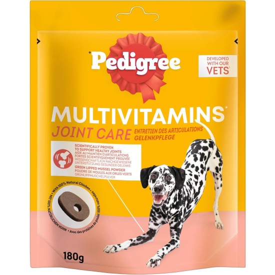 Pedigree Multivitamins Immune System Dog Treats, 30 Soft Dog Treats, 6 x 180 g, Supplements to Support the Immune System, Easy Feeding Pedigree Multivitamins Immune System Dog Treats, 30 Soft Dog Treats, 6 x 180 g, Supplements to Support the Immune System, Easy Feeding