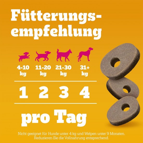 Pedigree Multivitamins Immune System Dog Treats, 30 Soft Dog Treats, 6 x 180 g, Supplements to Support the Immune System, Easy Feeding Pedigree Multivitamins Immune System Dog Treats, 30 Soft Dog Treats, 6 x 180 g, Supplements to Support the Immune System, Easy Feeding