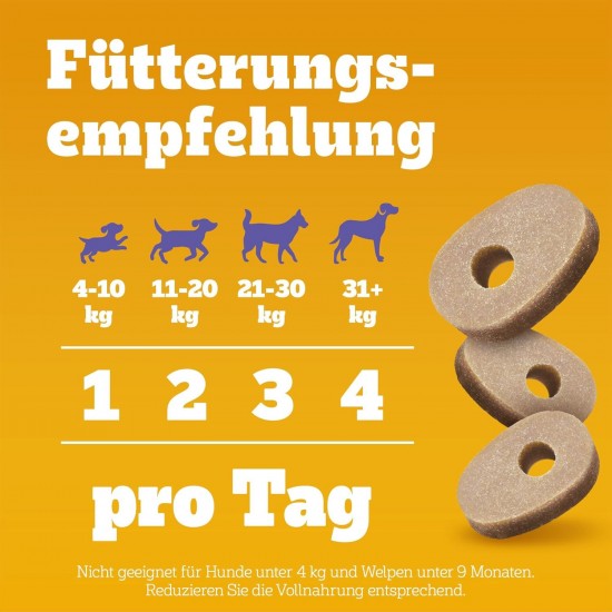 Pedigree Multivitamins Immune System Dog Treats, 30 Soft Dog Treats, 6 x 180 g, Supplements to Support the Immune System, Easy Feeding Pedigree Multivitamins Immune System Dog Treats, 30 Soft Dog Treats, 6 x 180 g, Supplements to Support the Immune System, Easy Feeding