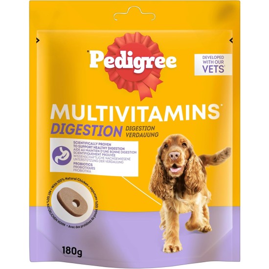 Pedigree Multivitamins Immune System Dog Treats, 30 Soft Dog Treats, 6 x 180 g, Supplements to Support the Immune System, Easy Feeding Pedigree Multivitamins Immune System Dog Treats, 30 Soft Dog Treats, 6 x 180 g, Supplements to Support the Immune System, Easy Feeding