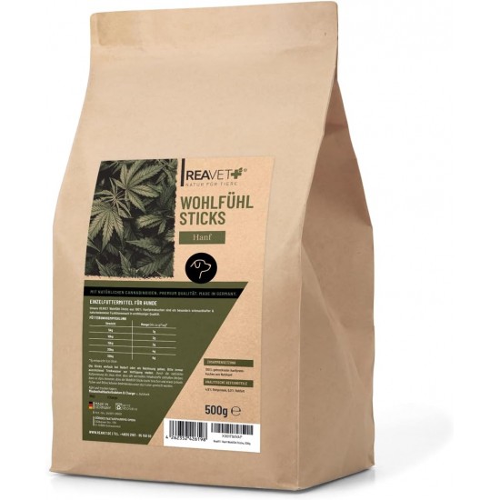 ReaVET Resting Formula for Dogs - Soothing with Valerian, Melissa & Hemp Seeds I Relaxed & Balanced Dog Life I Rest, Overirritation, Nervousness, New Year's Eve & Travel ReaVET Resting Formula for Dogs - Soothing with Valerian, Melissa & Hemp Seeds I Relaxed & Balanced Dog Life I Rest, Overirritation, Nervousness, New Year's Eve & Travel
