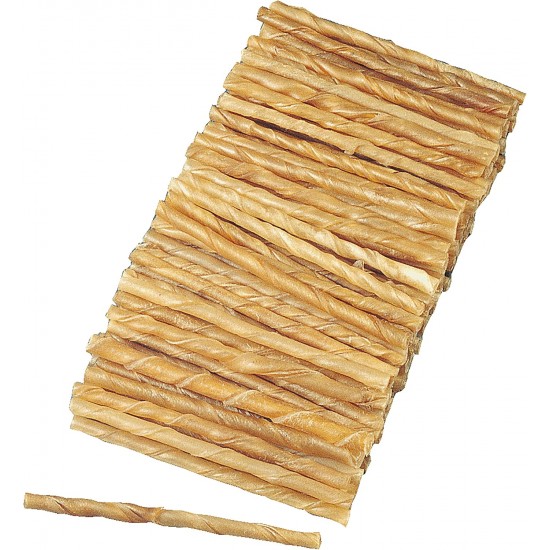 Record 100 Sticks for Medium Dogs Cowhide Leather Dog Chew Toys Pack of 100 Shrunk Plastic Length 13cm and 6g Weight Medium Dogs Record 100 Sticks for Medium Dogs Cowhide Leather Dog Chew Toys Pack of 100 Shrunk Plastic Length 13cm and 6g Weight Medium Dogs