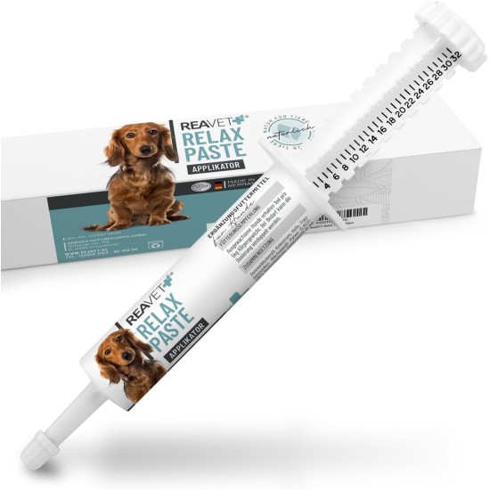 Relax Paste for Dogs 30 ml Applicator - Dog Secondary to Soothing I Natural Paste for Dogs I No Remedium Soothing Agent Relax Paste for Dogs 30 ml Applicator - Dog Secondary to Soothing I Natural Paste for Dogs I No Remedium Soothing Agent