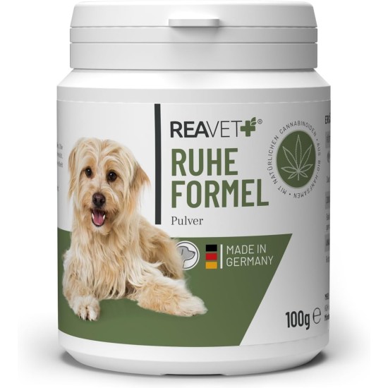 Resting Formula for Dogs - Soothing with Valerian, Melissa & Organic Hemp Seeds I Relaxed & Balanced Dog Life I Rest, Overirritation, Nervousness, New Year's Eve & Travel Resting Formula for Dogs - Soothing with Valerian, Melissa & Organic Hemp Seeds I Relaxed & Balanced Dog Life I Rest, Overirritation, Nervousness, New Year's Eve & Travel