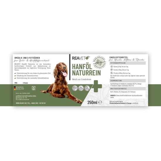 Resting Formula for Dogs - Soothing with Valerian, Melissa & Organic Hemp Seeds I Relaxed & Balanced Dog Life I Rest, Overirritation, Nervousness, New Year's Eve & Travel Resting Formula for Dogs - Soothing with Valerian, Melissa & Organic Hemp Seeds I Relaxed & Balanced Dog Life I Rest, Overirritation, Nervousness, New Year's Eve & Travel