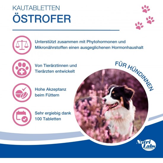 ÖSTROFER Chewable Tablets for Dogs Pack of 100 ÖSTROFER Chewable Tablets for Dogs Pack of 100