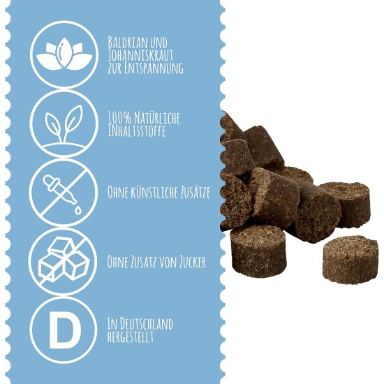 Schnüffelfreunde Inner Peace I Dietary Supplement for Dogs for Soothing, Anti-Stress and for More Serenity (150 g - Approx. 180 Pieces) Schnüffelfreunde Inner Peace I Dietary Supplement for Dogs for Soothing, Anti-Stress and for More Serenity (150 g - Approx. 180 Pieces)