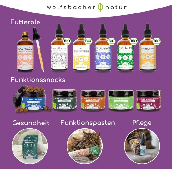 Soothing snack for dogs, peace and relax treats, against stress and anxiety, with valerian for tension and St. John's wort for inner peace Soothing snack for dogs, peace and relax treats, against stress and anxiety, with valerian for tension and St. John's wort for inner peace