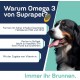 Suprapet Omega 3 for Dogs and Cats Fish Oil, EPA, DHA and Vitamin E 80 Capsules. Natural Supplementary Feed for Fur and Joints Suprapet Omega 3 for Dogs and Cats Fish Oil, EPA, DHA and Vitamin E 80 Capsules. Natural Supplementary Feed for Fur and Joints