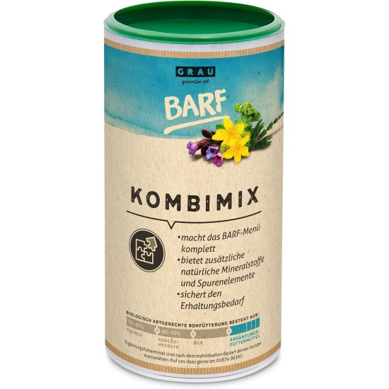 The Original BARF Combo Mix, Complete Mix for BARFEN, Natural All-Round Supply, 1 Pack (1 x 700 g), Supplementary Feed for Dogs The Original BARF Combo Mix, Complete Mix for BARFEN, Natural All-Round Supply, 1 Pack (1 x 700 g), Supplementary Feed for Dogs