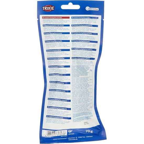 Trixie Torx 31323 Knot Chewing Bones with Chicken 15 cm/70 g Trixie Torx 31323 Knot Chewing Bones with Chicken 15 cm/70 g